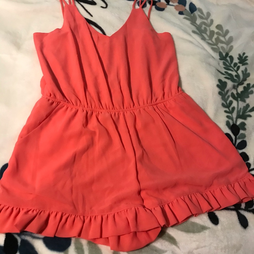 CUTE CORAL ROMPER;)